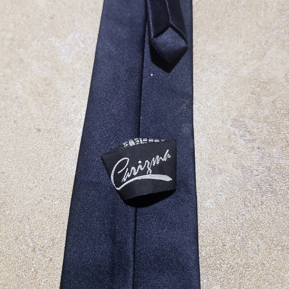 Carizma Blue Zip on Tie - Picture 2 of 7